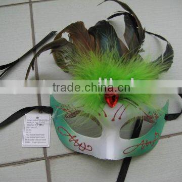 fashion feather mask