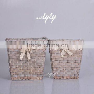 Garden Decoration Outdoor Willow Flowerpots