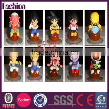 OEM Cartoon Toy Plastic Dragon Ball Z Games' Figure with A Base