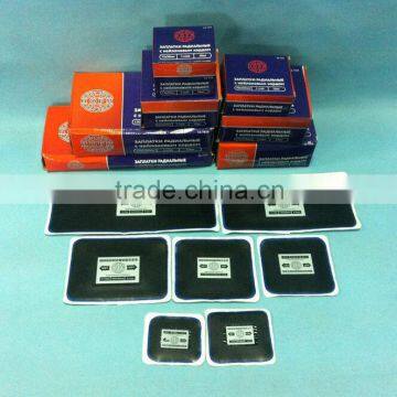 Square Euro Style COI Radial Tire Vulcanizing Rubber Patch For Tire