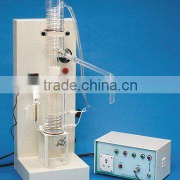 Quartz Distillation With Borosilicate Condenser