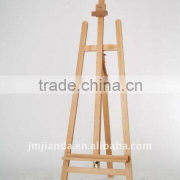 Wood folding flip chart easel