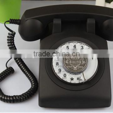 Rotary dial phone Novelty Home Decor Antique Decorative Corded Telephone For Gifts