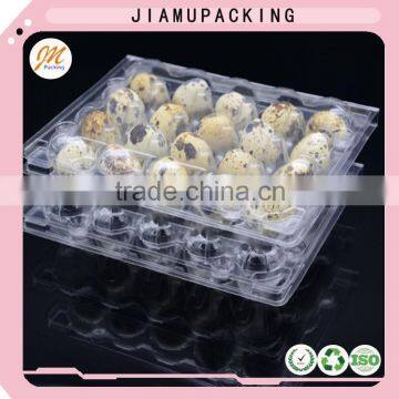 Good quality disposable PVC PET plastic quail eggs tray 20 holes