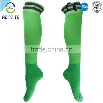 Aofeite Anti-slip Elastic striped football socks