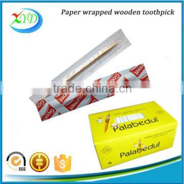 2016 High Quality and Lowest Price Paper Wrapped Wooden Tooth Pick photo-6