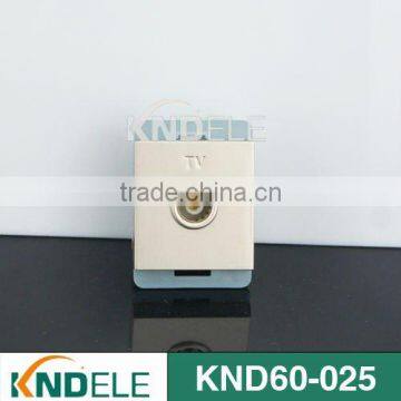 ABS/PC material wall socket,TVsocket KND60-025