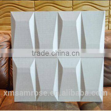 Eco-Friendly Feature and Home Theater Use Faux Leather Wall Panel Moonwave II photo-4