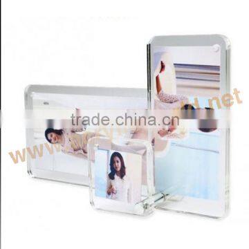 clear acrylic magnetic photo frame curved acrylic photo frame poster frame