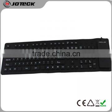 Cheap and Flexible Silicone Rubber Computer Keyboard With Number Key Part---JK109 photo-2