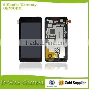 Original replacement digitizer screen with frame for Nokia Lumia 530 lcd display