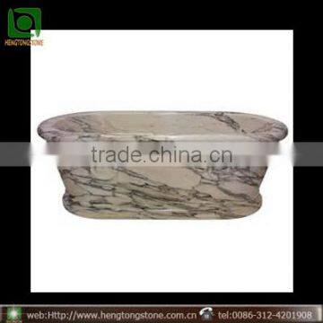 Made in China white marble bathroom bathtub