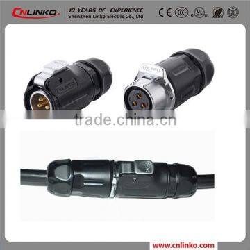 ip68 3pin male female connector for led outdoor lighting