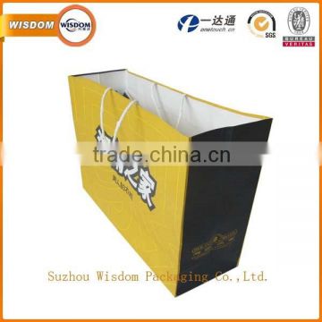 new style custom paper gift bag with printed logo