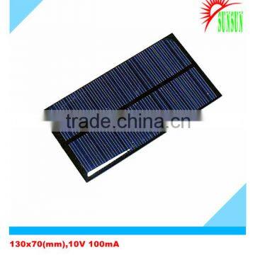 PET laminated 130x70 10V 100mA solar panel