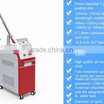 Good Feedback! Pigment Removal Skin Whitening 1064nm/532nm/black Doll Q-switch nd Yag Laser Colorful Tattoo Removal Machines photo-4