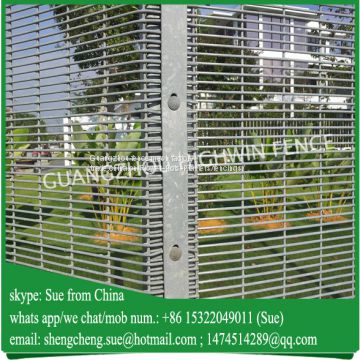 Hot dipped galvanized anti-climb fence for bank Cambodia