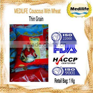 Wholesale Cous cous with FDA Certification, Ultra premium Wholesale Cous cous, Wholesale Cous cous Thick Grain Bag 1Kg.