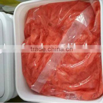 Hot Sale Pink Sushi Ginger,sweet and Vineger in Bags