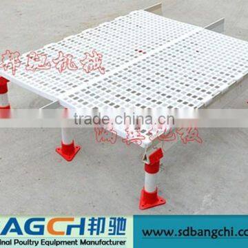 Poultry plastic slats floor for farming broiler chicken house