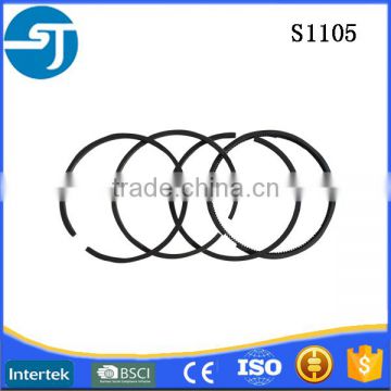 China supplier diesel generator parts S1105 piston ring 4 rings