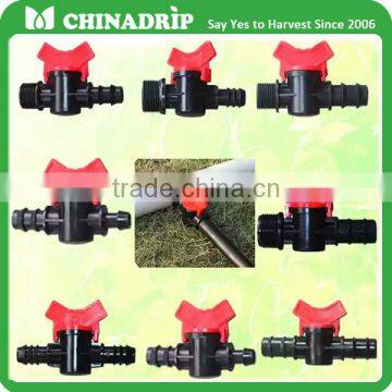 PE material drip irrigation pipe and fittings for farm and agriculture