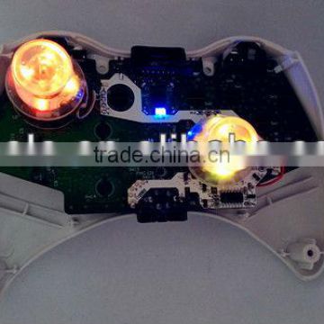 LED Lighted thumbsticks and LED Guide button for xbox360 wireless controller game Mod Kit