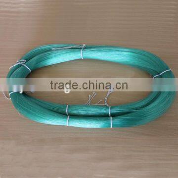 nylon fish line blue by hand