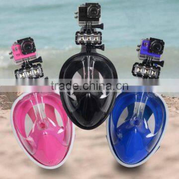 Scuba Diving Equipment 180 Degree Easy Breathing Full Face Snorkel Mask photo-3