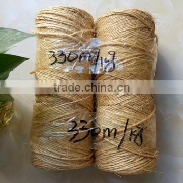 330m/kg , 750m/kg, 800m/kg sisal yarn/sisal twine/ sisal spool