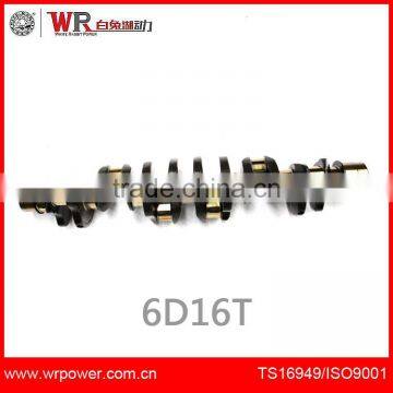 Diesel engine spare part crankshaft 6D16T Crankshaft
