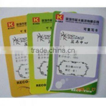 2011 hot selling rewritable/visual business card