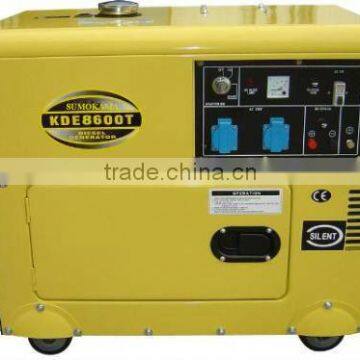 6.5-7kVA Silent Portable Diesel Generating Set