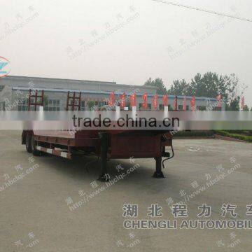 Double axle low loader semi trailer sale