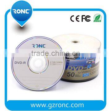 Single Layer Style 16X DVD Recording Speed Blank DVD-R Discs