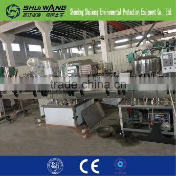 Quality assured glass bottle wine filling and capping machine