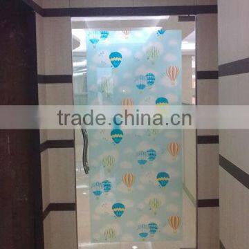 Beautiful fashion shower door decorative film