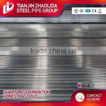 BS1387 SCH 40 60 ERW Galvanized Square Tube With Factory Price photo-3