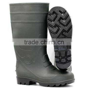 PVC Outsole Material and Steel Toe Feature Oil Resistant Safety Shoes