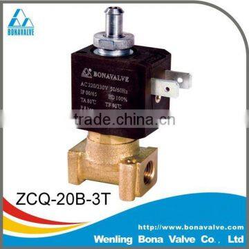 Bona AC24v 110v 220v 230v 1/8" Dental solenoid valve magnet valve (ZCQ-20B-3T)