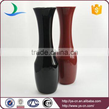 Modern Decor Lagena Tall Pure Color Vases Made of Clay photo-2