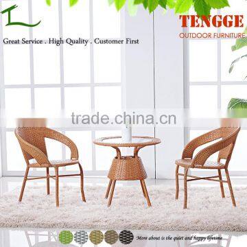 TG-8070 3 Pieces Outdoor Rattan Cheap Tables and Chairs for Sale photo-4