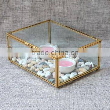 Presentation Box Single Small/ Photo Box /Christmas Candy Storage Containers Rectangular Clear Glass Box photo-4