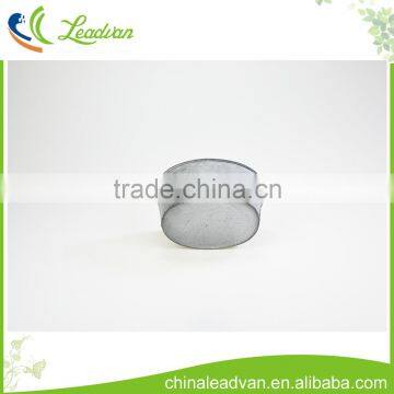 Mini Oval Shaped Garden Metal Planter Without Handle photo-4
