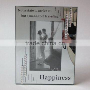glass photo frame, photo frame, curve frame