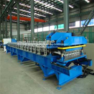 Automatic glazed steel tile forming machine