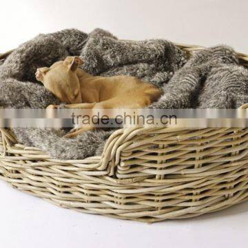 Charming Dog Wicker Basket Beds Wholesale