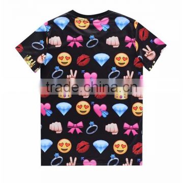 Emoji Cotton Custom T-Shirt Wholesale