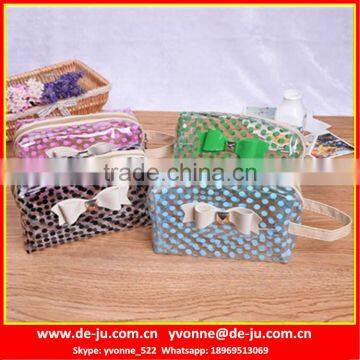 Dot Printing Transparent Pvc Cosmetic Bag