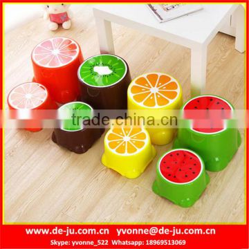 Fruit Printing Small Plastic Stools